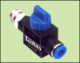 PUSH HAND VALVE THREADED