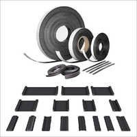 Magnetic Tapes - C-shaped Extrusion Rubber Magnet, Isotropic & Anisotropic Options With Strong Absorption And Wear Resistance, Customized Sizes Available