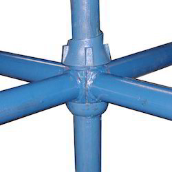 Vertical Cuplock System - Steel 48mm Blue, Powder Coated | Secure Connection, Easy Assembly, Durable Design