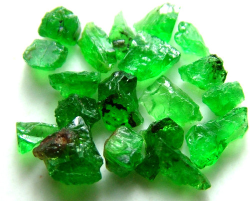 Green Garnet Rough