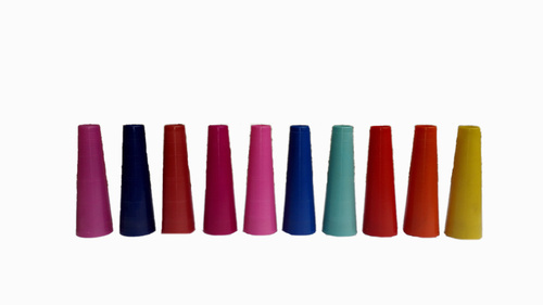 4 Degree Baby Cones - Plastic Material, Size 12-18 cm, Multicolor, 2-4 mm Thickness, Lightweight 200-800 g