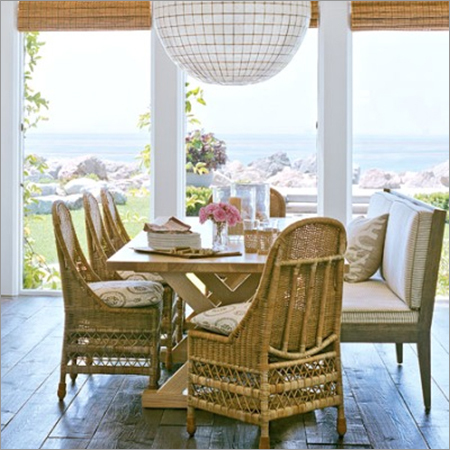 Rattan Webbing Dining Set