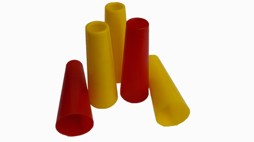 Red And Yellow 4.20 Plastic Cone For Yarn
