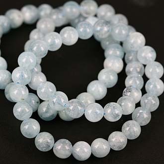 Aquamarine Beads