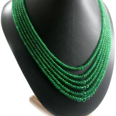 Emerald Beads - Untreated Round, Variable Sizes, Green | Perfect Shine, Excellent Finish, Durable Jewelry Material