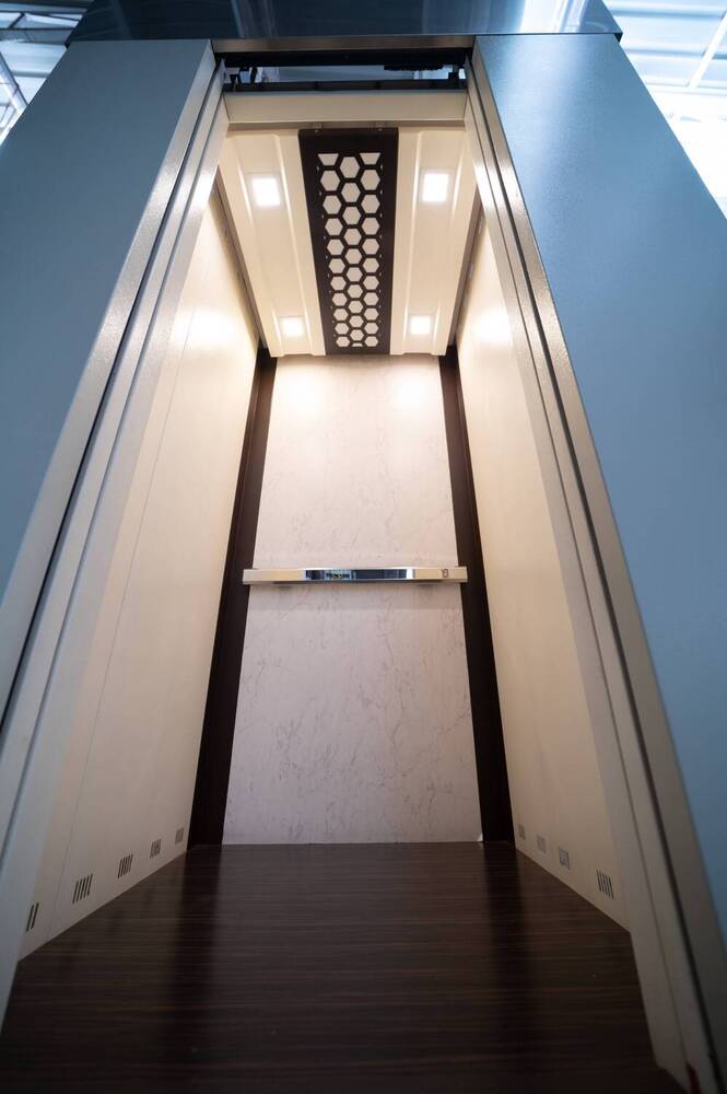 Hydraulic Domestic Elevator - Steel Material, Car Dimensions 1m x 1m to 1.5m x 3m, Load Capacity 300kg to 1500kg | Power Efficient, Hassle-Free Operation, Safety Devices Included, Noise Level 10 db