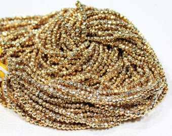 Pyrite Gold Beads