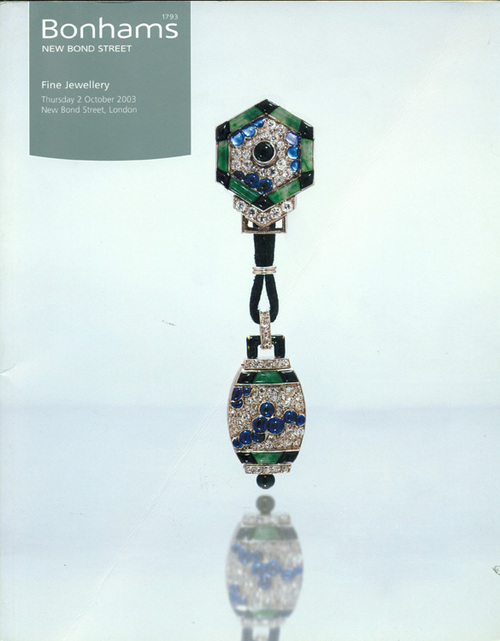 Bonhams new bond street fine jewellery thursday 2 october 2003 london