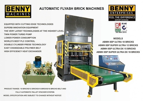 Automatic Fly Ash Brick Making Machine Belt Type