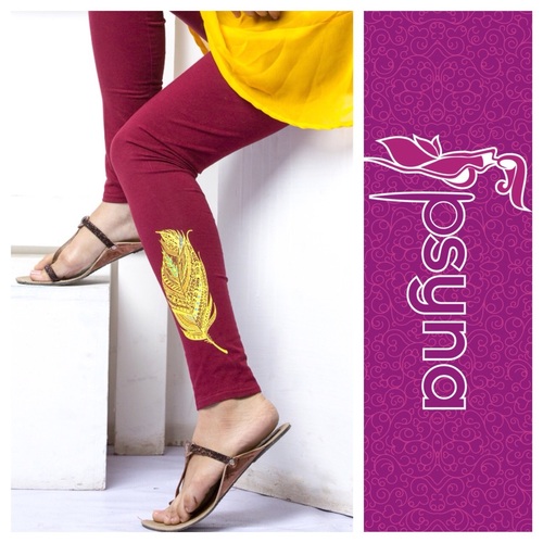 Cotton Printed Leggings