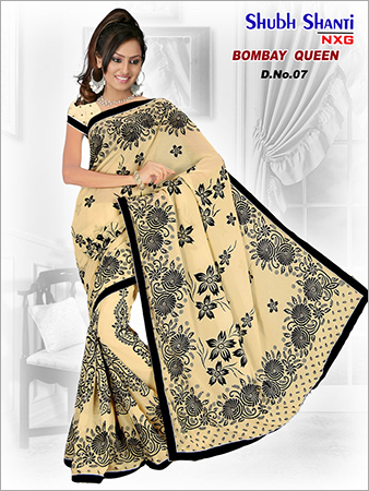 Party Wear Printed Sarees