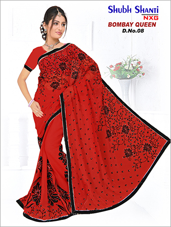 Hand Worked Jacquard Saree