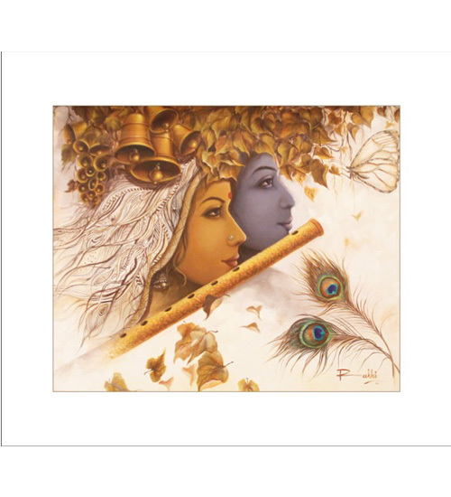 Acrylic Painting on Canvas - Radhe Shaym