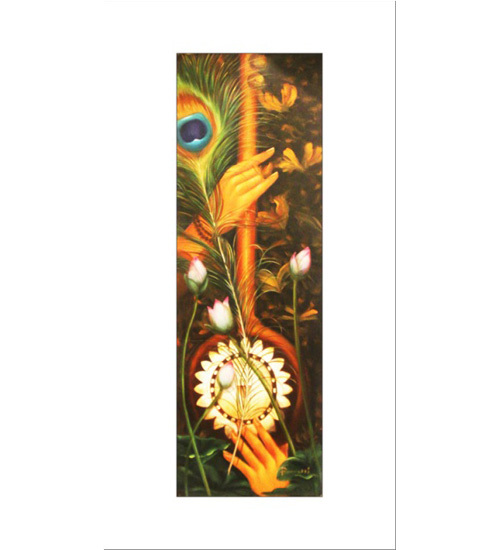 Acrylic Painting on Canvas - Flute / Ektara
