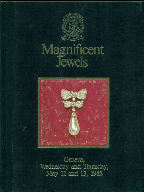 Magnificent jewels Geneva,Wednrsday and thursday,may 12&13,1982.