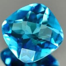 Swiss Blue Topaz Cut Stone