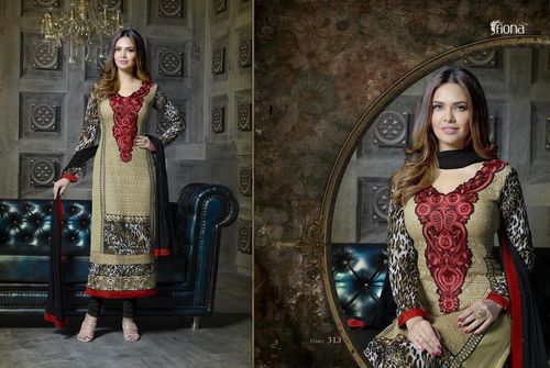 PARTY WEAR DESIGNER STRAIGHT SUITS