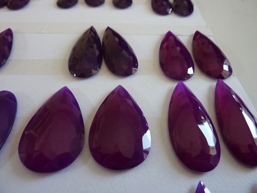 Purple Chalcedony Cut Stone