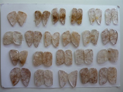 Routile Quartz Cut Stone