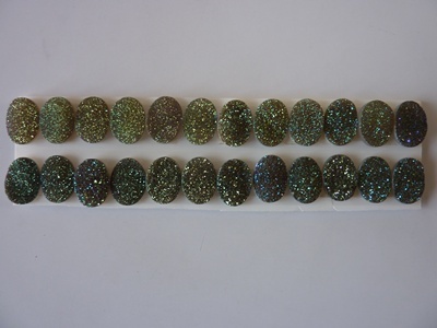 Titanium Druzy Cut Stone
