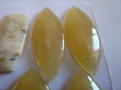 Yellow Chalcedony Cut Stone