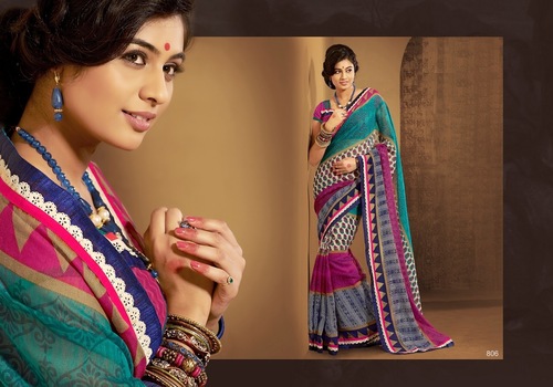 Multicolour Designer Sarees