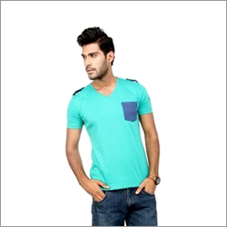 V Neck Half Sleeve T Shirts