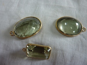 Green Amethyst Connectors