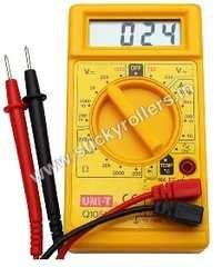 Digital Multimeter - Plastic, 340 Grams | High Accuracy, Lightweight, Easy To Operate, Auto Power Off, Data Hold, Low Battery Indication