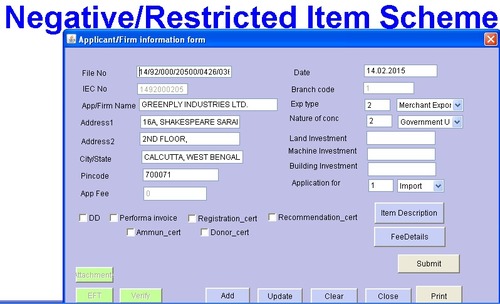 Other Authorisations