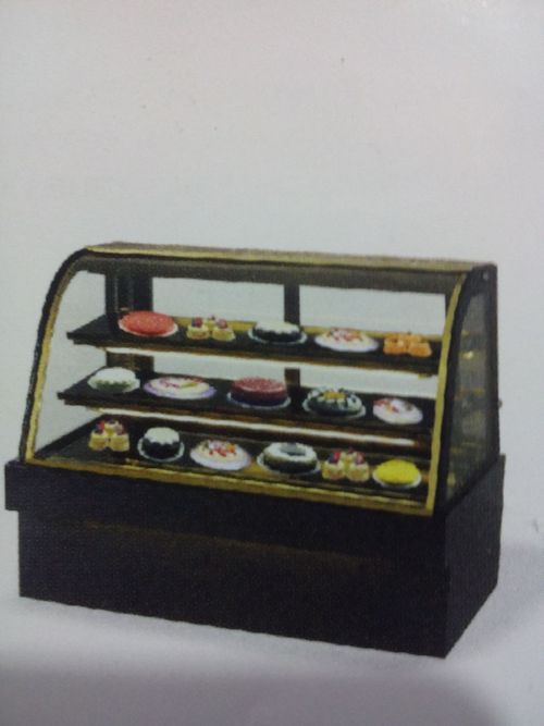 curved glass pastry counter