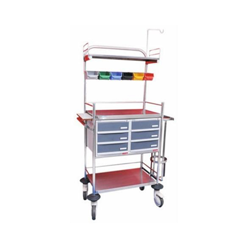 Crash Cart - Dimension (L*W*H): 940 Mm X 490 Mm X 1535 Mm Millimeter (Mm)