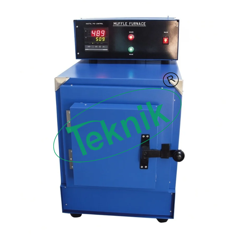Muffle Furnace - Double Walled PCRC Sheet, Energy Efficient Heating Element, Digital Temperature Indicator-Cum-Controller
