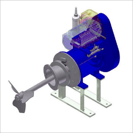 Semi-automatic Belt Driven High Speed Agitator