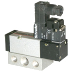 G 1/8 - 5/2 Solenoid Operated Subbase Exel Valves - 2.5W Coil, Compact Design, Low Friction Seals, Gang Manifolding, Manual Override