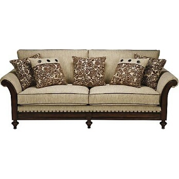 Modern Straight Line Sofa - Fabric and Wood, 78x38x36 inches, Beige | Elegant Design, Comfortable Seating, Durable Frame, Stylish Cushions