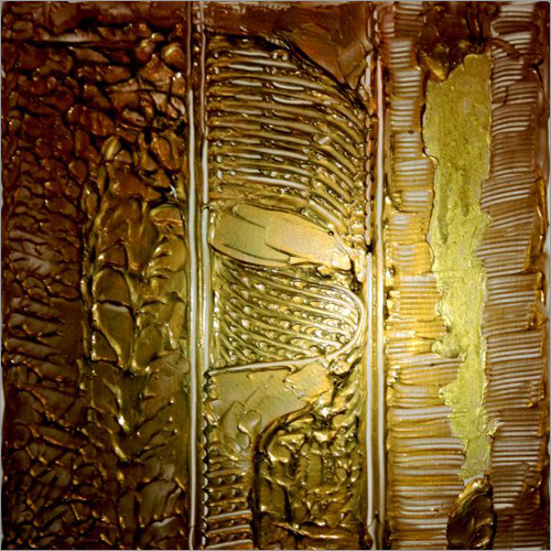 Metal Colored Impasto Texture Effect
