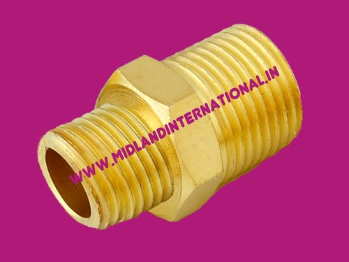 Brass Reducing Hex Nipple