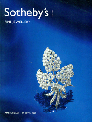 Sotheby's fine jewellery amsterdam 27 june 2006.