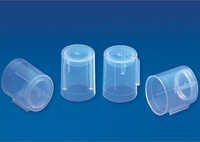 Test Tube Cap - Polypropylene, 25 Mm Diameter, Transparent Color, Built-in Seal Ring, Inner And Outer Grooves For Leak Proof And Identification