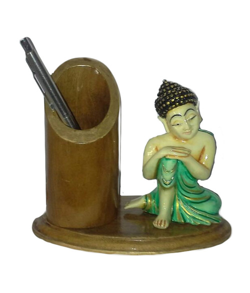 PENSTAND WITH BUDDHA IDOL