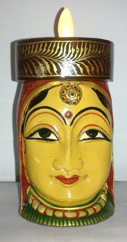 TEALIGHT HOLDER WOMEN FACE