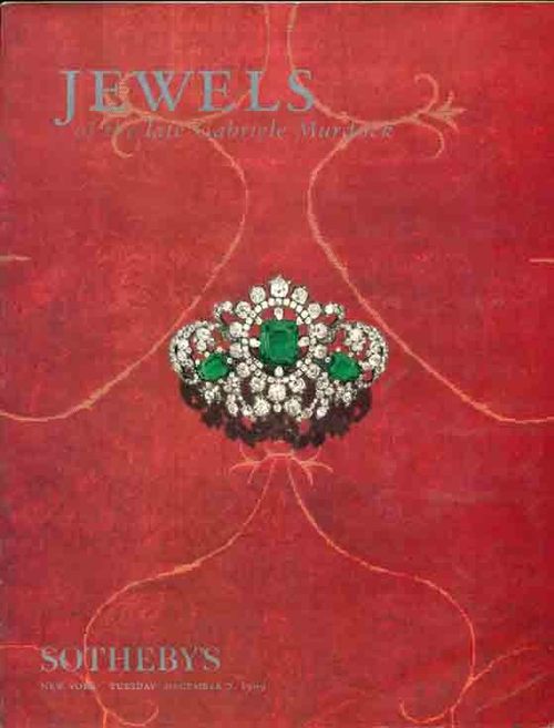 Sotheby's Jewels of the late gabriele murdock new york tuesday december 7, 1999.