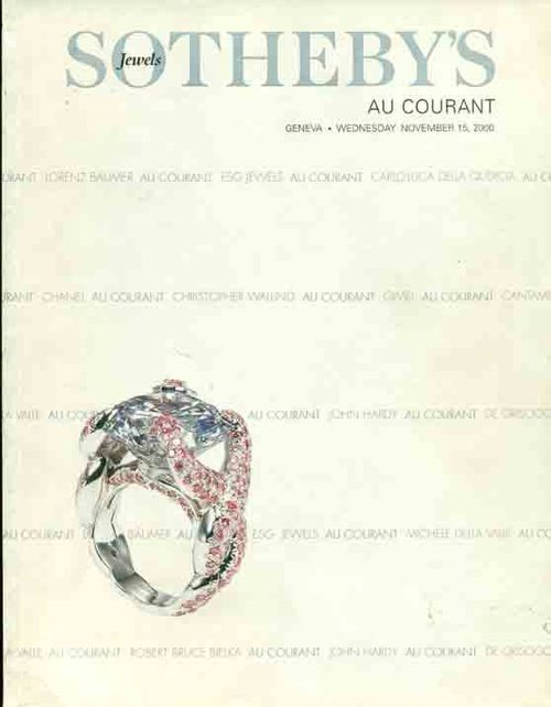Sotheby's jewels au courant geneva