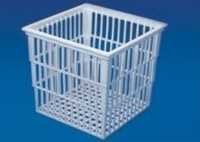 Test Tube Baskets - Polypropylene, 160 X 160 X 160 Mm , Autoclavable, High Storage Capacity, Crack Resistant, Superior Strength, Ideal For Storage And Rinsing
