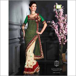 Party Wear Cotton Saree