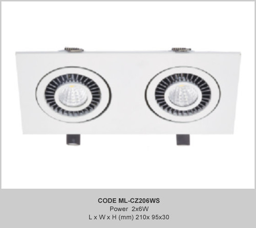 LED Zoom Double Lights 12w