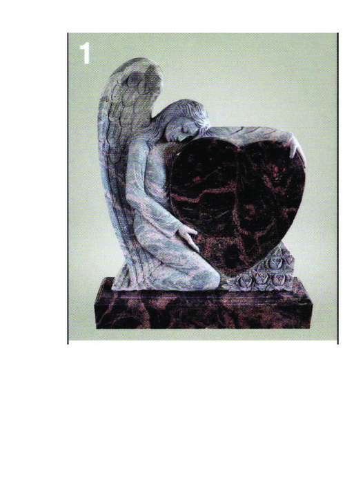 Indian Aurora Granite Headstone