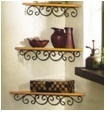 set of 3 corner shelf