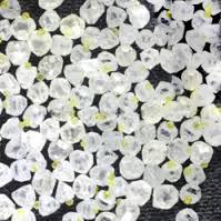 Lab grown white synthetic diamond